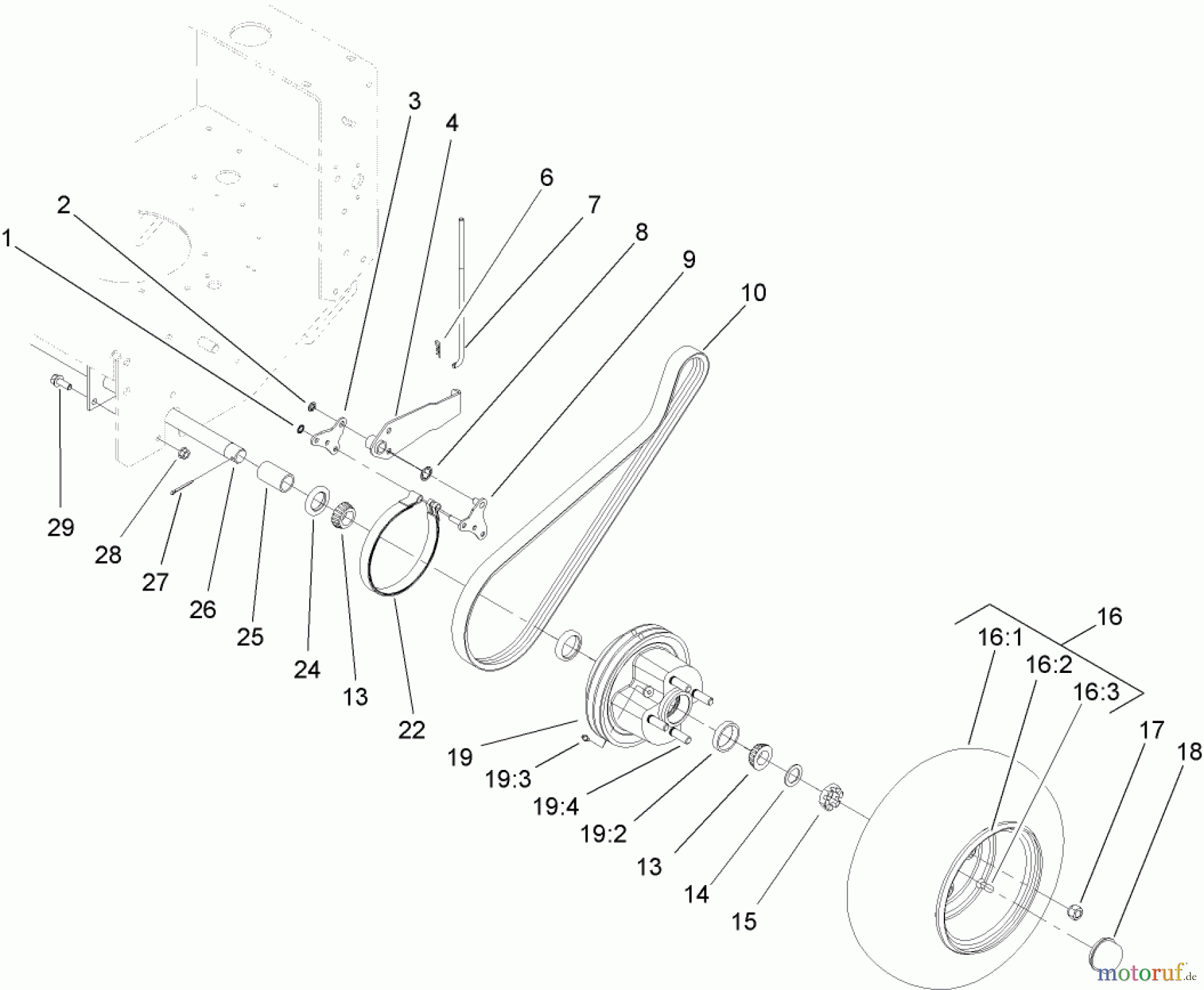  Rasenmäher für Großflächen 30098 - Toro Commercial 48