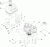 Rasenmäher für Großflächen 30150 - Toro Mid-Size ProLine Mower, T-Bar, Gear Drive, 13 HP, 32" Side Discharge Deck (SN: 240000001 - 240999999) (2004) Spareparts ENGINE AND FUEL SYSTEM ASSEMBLY