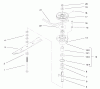Rasenmäher für Großflächen 30164 - Toro Mid-Size ProLine Mower, Gear Drive, 10.5 hp, 32" Side Discharge Deck (SN: 220000001 - 220999999) (2002) Spareparts SPINDLE ASSEMBLY