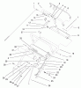 Rasenmäher für Großflächen 30171 - Toro Mid-Size ProLine Mower, Gear Drive, 12.5 hp, 32" Side Discharge Deck (SN: 220000001 - 220999999) (2002) Spareparts UPPER HANDLE ASSEMBLY