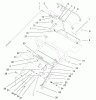 Rasenmäher für Großflächen 30171 - Toro Mid-Size ProLine Mower, Gear Drive, 12.5 hp, 32" Side Discharge Deck (SN: 230000001 - 230005000) (2003) Spareparts UPPER HANDLE ASSEMBLY