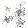 Rasenmäher für Großflächen 30171 - Toro Mid-Size ProLine Mower, Gear Drive, 12.5 hp, 32" Side Discharge Deck (SN: 230005001 - 230999999) (2003) Spareparts CRANKCASE ASSEMBLY KAWASAKI FB460V-MS14