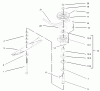 Rasenmäher für Großflächen 30171 - Toro Mid-Size ProLine Mower, Gear Drive, 12.5 hp, 32" Side Discharge Deck (SN: 230005001 - 230999999) (2003) Spareparts SPINDLE ASSEMBLY