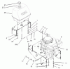 Rasenmäher für Großflächen 30178 - Toro Mid-Size ProLine Mower, Gear Drive, 15 hp, 36" Side Discharge Deck (SN: 230005001 - 230999999) (2003) Spareparts ENGINE AND FUEL SYSTEM ASSEMBLY