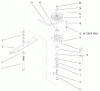 Rasenmäher für Großflächen 30193 - Toro Mid-Size ProLine Mower, Gear Drive, 12.5 hp, 36" Side Discharge Deck (SN: 210000001 - 210999999) (2001) Spareparts SPINDLE ASSEMBLY