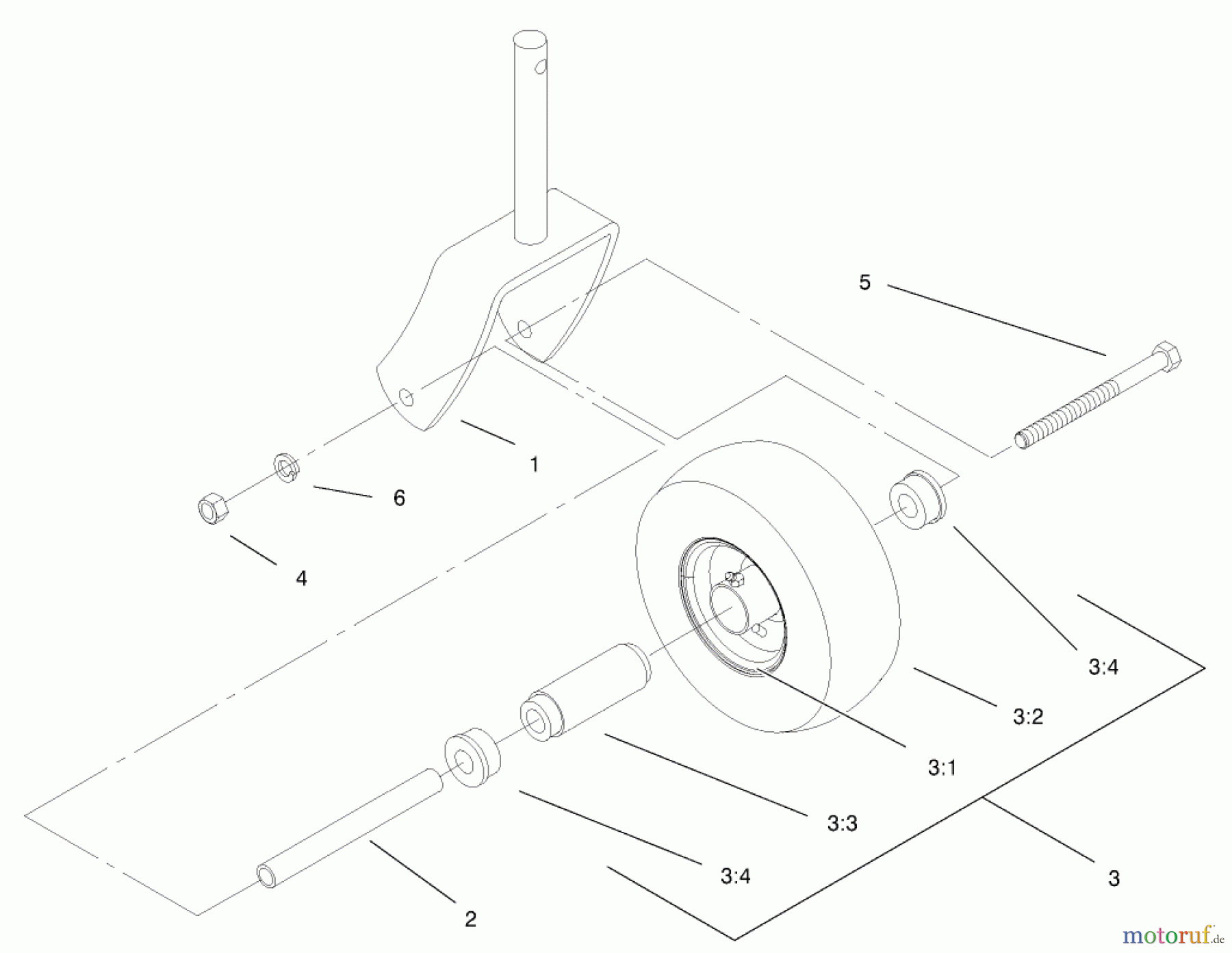  Rasenmäher für Großflächen 30193 - Toro Mid-Size ProLine Mower, Gear Drive, 12.5 hp, 36