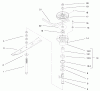 Rasenmäher für Großflächen 30193 - Toro Mid-Size ProLine Mower, Gear Drive, 12.5 hp, 36" Side Discharge Deck (SN: 220000001 - 220999999) (2002) Spareparts SPINDLE ASSEMBLY