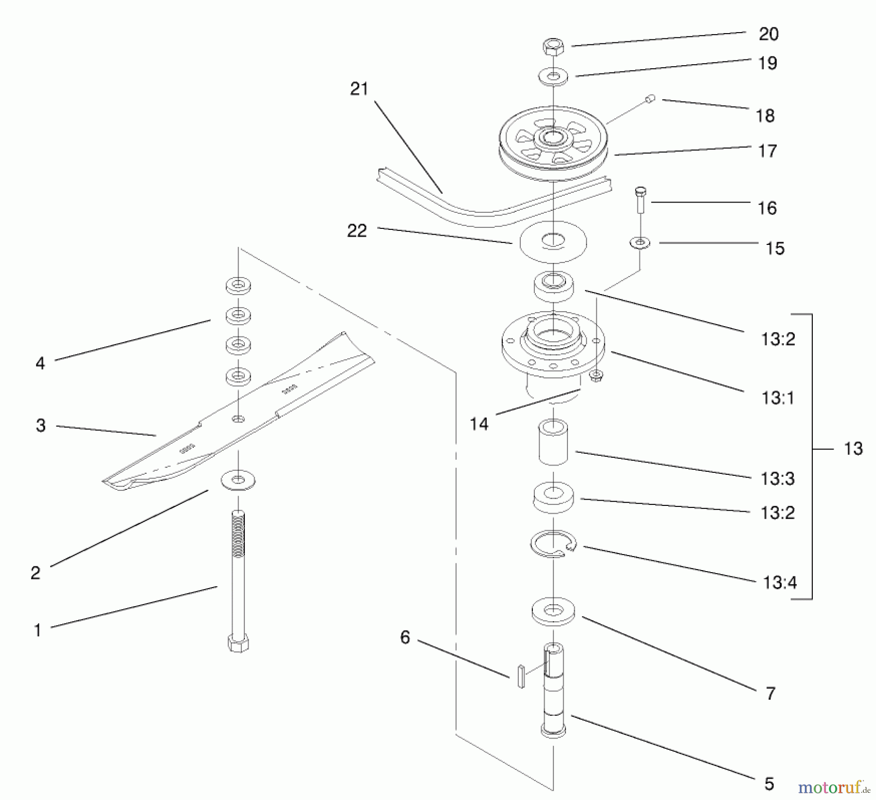  Rasenmäher für Großflächen 30193 - Toro Mid-Size ProLine Mower, Gear Drive, 12.5 hp, 36