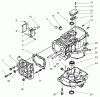 Rasenmäher für Großflächen 30193 - Toro Mid-Size ProLine Mower, Gear Drive, 12.5 hp, 36" Side Discharge Deck (SN: 990251 - 999999) (1999) Spareparts CRANKCASE