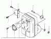 Rasenmäher für Großflächen 30193 - Toro Mid-Size ProLine Mower, Gear Drive, 12.5 hp, 36" Side Discharge Deck (SN: 990251 - 999999) (1999) Spareparts MUFFLER