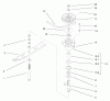 Rasenmäher für Großflächen 30194 - Toro Mid-Size ProLine Mower, Gear Drive, 13 hp, 36" Side Discharge Deck (SN: 220000001 - 220999999) (2002) Spareparts SPINDLE ASSEMBLY