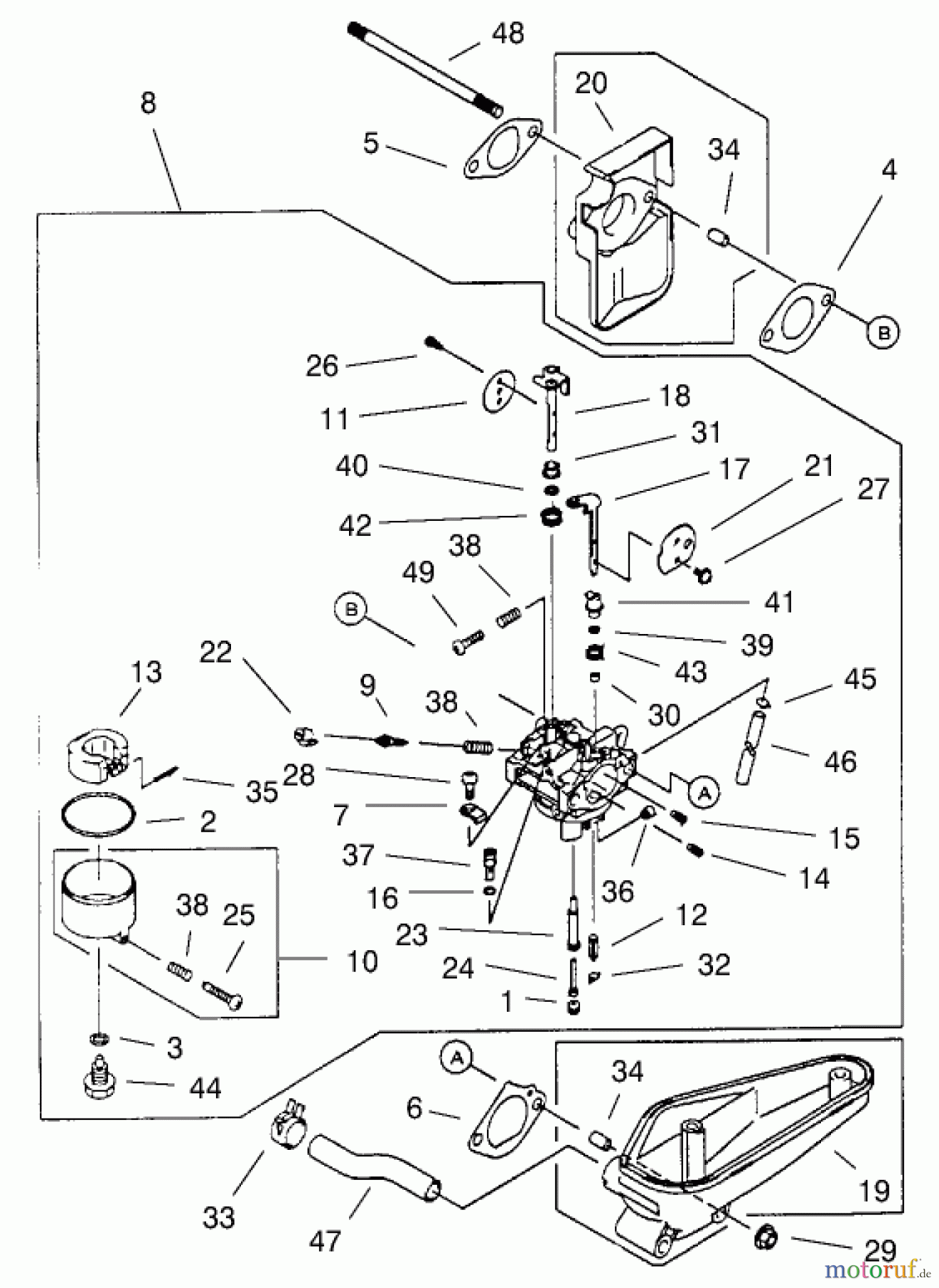  Rasenmäher für Großflächen 30196 - Toro Mid-Size ProLine Mower, Gear Drive, 14 hp, 48