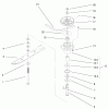Rasenmäher für Großflächen 30196 - Toro Mid-Size ProLine Mower, Gear Drive, 14 hp, 48" Side Discharge Deck (SN: 220000001 - 220999999) (2002) Spareparts SPINDLE ASSEMBLY