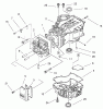 Rasenmäher für Großflächen 30196 - Toro Mid-Size ProLine Mower, Gear Drive, 14 hp, 48" Side Discharge Deck (SN: 990201 - 999999) (1999) Spareparts CYLINDER/CRANKCASE