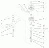Rasenmäher für Großflächen 30197 - Toro Mid-Size ProLine Mower, Gear Drive, 15 hp, 48" Side Discharge Deck (SN: 210000001 - 210999999) (2001) Spareparts SPINDLE & BLADE ASSEMBLY