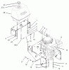 Rasenmäher für Großflächen 30197 - Toro Mid-Size ProLine Mower, Gear Drive, 15 hp, 48" Side Discharge Deck (SN: 230005001 - 230999999) (2003) Spareparts ENGINE AND FUEL SYSTEM ASSEMBLY