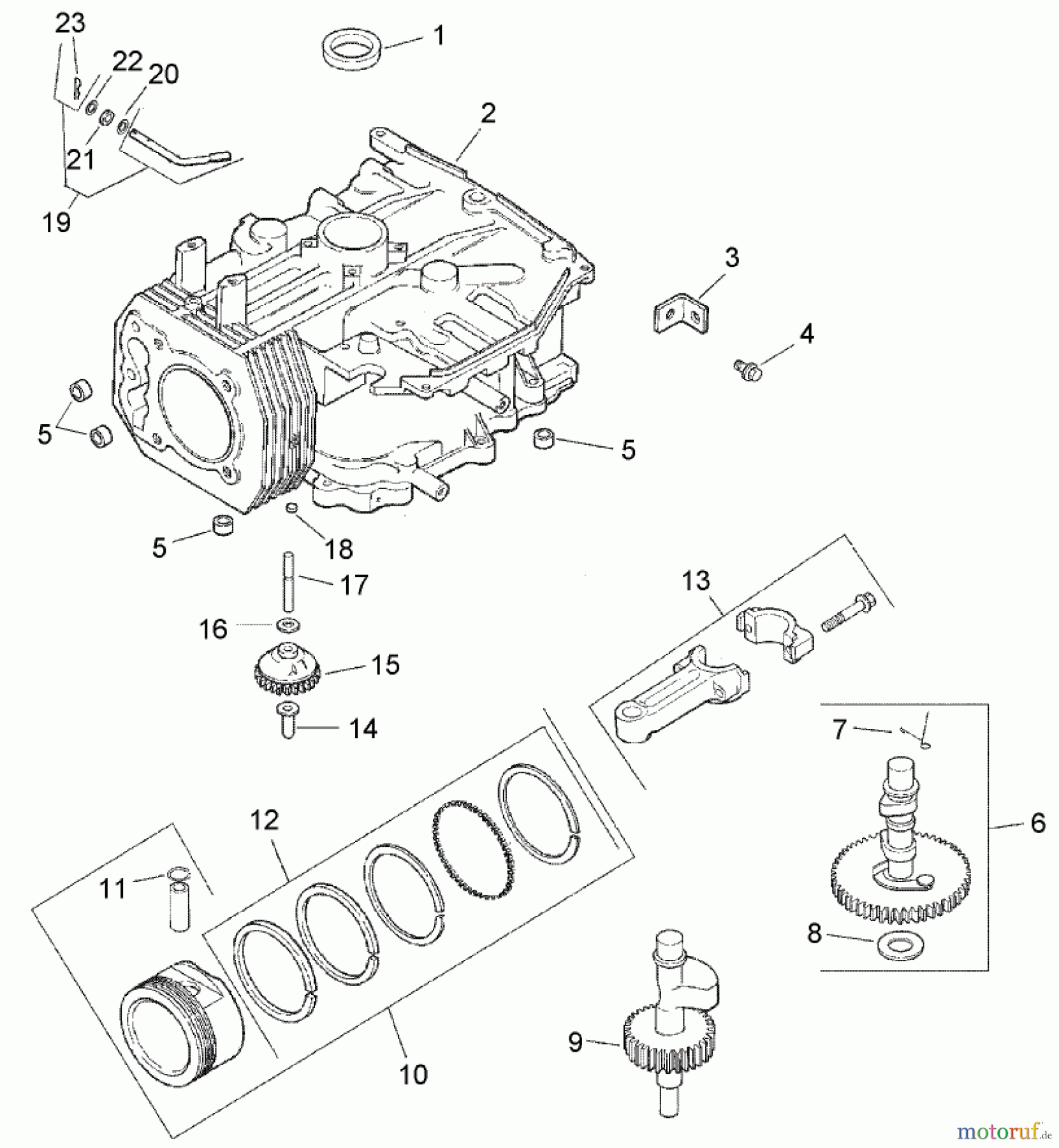  Rasenmäher für Großflächen 30197 - Toro Mid-Size ProLine Mower, Gear Drive, 15 HP, 48