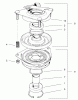 Rasenmäher für Großflächen 30252 - Toro Mid-Size ProLine Mower, Gear Drive, 13 hp, 32" Side Discharge Deck (SN: 210000001 - 210999999) (2001) Spareparts CLUTCH/BRAKE ASSEMBLY NO. 54-3200