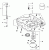 Rasenmäher für Großflächen 30252 - Toro Mid-Size ProLine Mower, Gear Drive, 13 hp, 32" Side Discharge Deck (SN: 210000001 - 210999999) (2001) Spareparts OIL PAN/LUBRICATION (KOHLER CV13T-PS-21524)