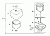 Rasenmäher für Großflächen 30252 - Toro Mid-Size ProLine Mower, Gear Drive, 13 hp, 32" Side Discharge Deck (SN: 220000001 - 220999999) (2002) Spareparts AIR CLEANER ASSEMBLY (KOHLER CV13T-PS-21524)
