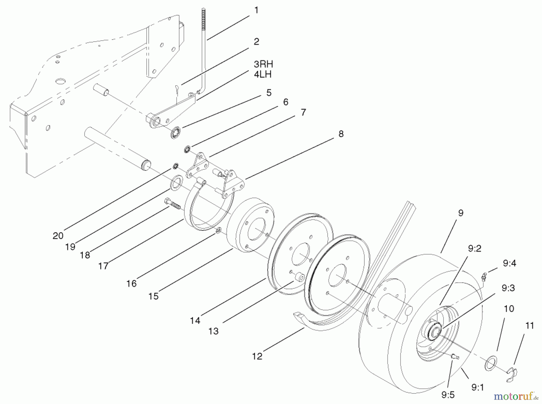  Rasenmäher für Großflächen 30252 - Toro Mid-Size ProLine Mower, Gear Drive, 13 hp, 32