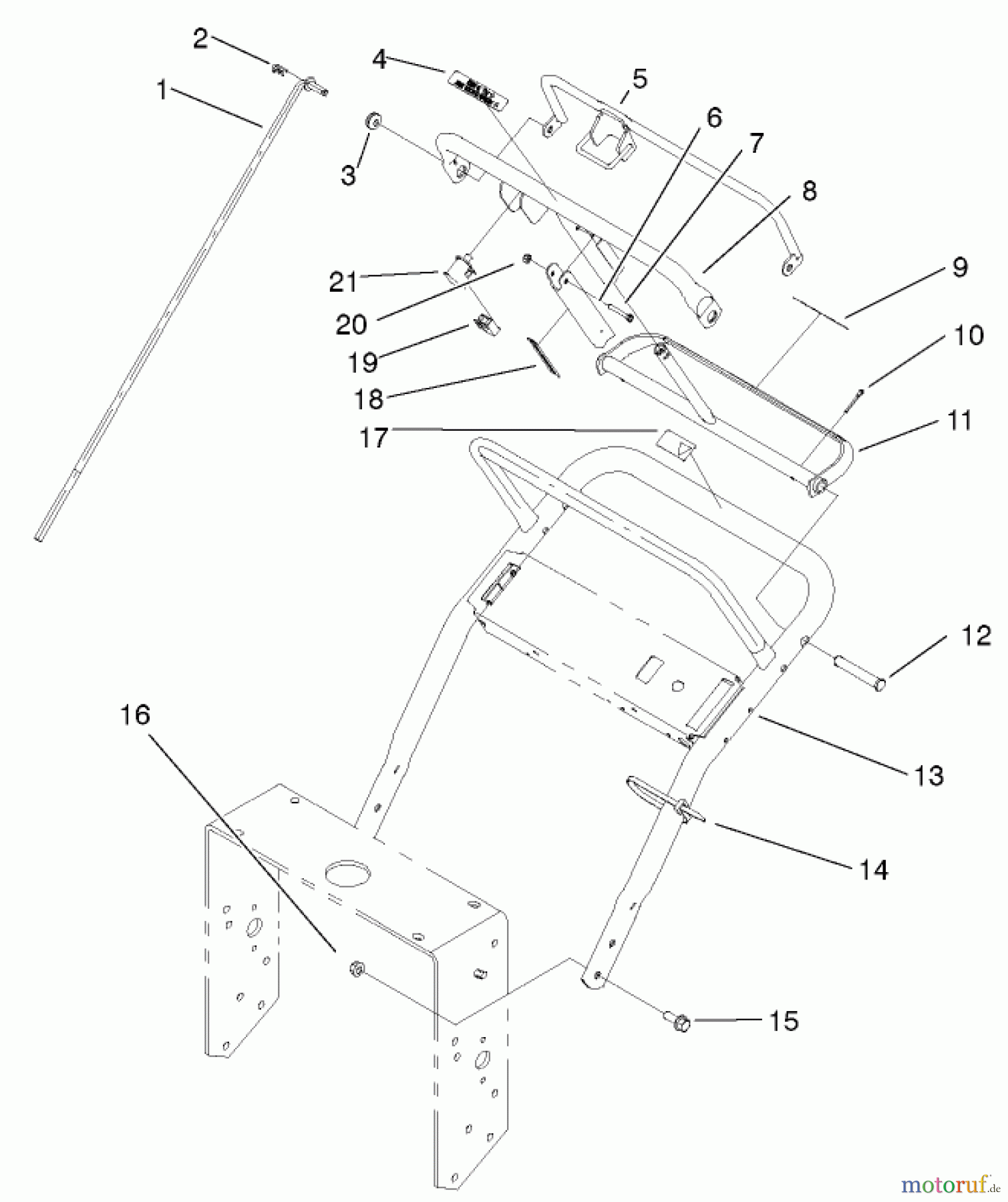  Rasenmäher für Großflächen 30253 - Toro Mid-Size ProLine Mower, Gear Drive, 15 hp, 36