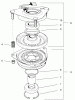 Rasenmäher für Großflächen 30254 - Toro Mid-Size ProLine Mower, Gear Drive, 15 hp, 44" Side Discharge Deck (SN: 210010001 - 210999999) (2001) Spareparts CLUTCH ASSEMBLY NO. 54-3200