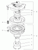 Rasenmäher für Großflächen 30257 - Toro Mid-Size ProLine Mower, Gear Drive, 15 hp, 44" Side Discharge Deck (SN: 210005001 - 210999999) (2001) Spareparts CLUTCH ASSEMBLY NO. 54-3200