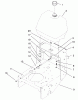 Rasenmäher für Großflächen 30257 - Toro Mid-Size ProLine Mower, Gear Drive, 15 hp, 44" Side Discharge Deck (SN: 210000001 - 210005000) (2001) Spareparts FUEL TANK ASSEMBLY