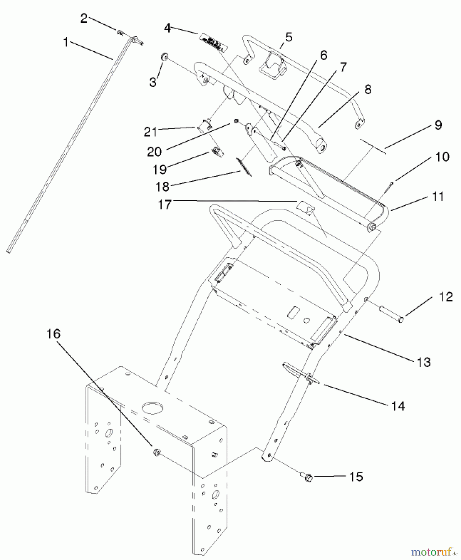  Rasenmäher für Großflächen 30257 - Toro Mid-Size ProLine Mower, Gear Drive, 15 hp, 44