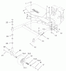 Rasenmäher für Großflächen 30258 - Toro Mid-Size ProLine Mower, Gear Drive, 15 hp, 52" Side Discharge Deck (SN: 210005001 - 210999999) (2001) Spareparts CARRIER FRAME ASSEMBLY