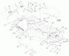 Rasenmäher für Großflächen 30258 - Toro Mid-Size ProLine Mower, Gear Drive, 15 hp, 52" Side Discharge Deck (SN: 210005001 - 210999999) (2001) Spareparts DECK ASSEMBLY
