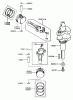 Rasenmäher für Großflächen 30258 - Toro Mid-Size ProLine Mower, Gear Drive, 15 hp, 52" Side Discharge Deck (SN: 210000001 - 210005000) (2001) Spareparts PISTON/CRANKSHAFT ASSEMBLY KAWASAKI FH451V-AS08