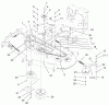 Rasenmäher für Großflächen 30258 - Toro Mid-Size ProLine Mower, Gear Drive, 15 hp, 52" Side Discharge Deck (SN: 210000001 - 210005000) (2001) Spareparts SPINDLES, IDLER PULLEYS, AND BELTS ASSEMBLY