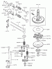 Rasenmäher für Großflächen 30258 - Toro Mid-Size ProLine Mower, Gear Drive, 15 hp, 52" Side Discharge Deck (SN: 210005001 - 210999999) (2001) Spareparts VALVE/CAMSHAFT ASSEMBLY KAWASAKI FH451V-AS08