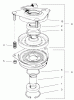 Rasenmäher für Großflächen 30259 - Toro Mid-Size ProLine Mower, Gear Drive, 17 hp, 44" Side Discharge Deck (SN: 210005001 - 210010000) (2001) Spareparts CLUTCH ASSEMBLY NO. 54-3200