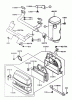 Rasenmäher für Großflächen 30259 - Toro Mid-Size ProLine Mower, Gear Drive, 17 hp, 44" Side Discharge Deck (SN: 210010001 - 210999999) (2001) Spareparts AIR-FILTER/MUFFLER ASSEMBLY KAWASAKI FH500V-AS25