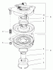 Rasenmäher für Großflächen 30259 - Toro Mid-Size ProLine Mower, Gear Drive, 17 hp, 44" Side Discharge Deck (SN: 210010001 - 210999999) (2001) Spareparts CLUTCH ASSEMBLY NO. 54-3200