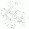 Rasenmäher für Großflächen 30259 - Toro Mid-Size ProLine Mower, Gear Drive, 17 hp, 44" Side Discharge Deck (SN: 210010001 - 210999999) (2001) Spareparts DECK ASSEMBLY