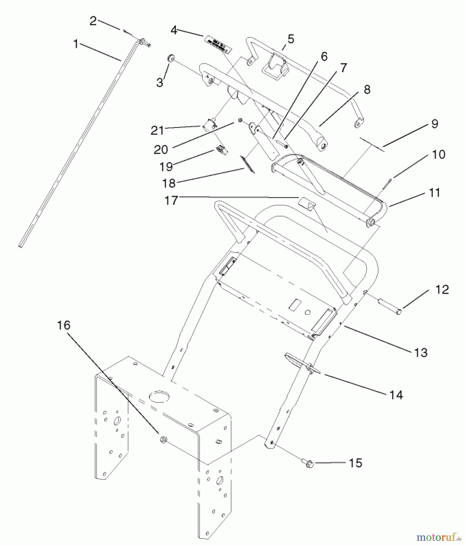  Rasenmäher für Großflächen 30260 - Toro Mid-Size ProLine Mower, Gear Drive, 17 hp, 52