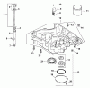 Rasenmäher für Großflächen 30290 - Toro Mid-Size ProLine Mower, Hydro Drive, 15 hp, 36" Side Discharge Deck (SN: 210005001 - 210999999) (2001) Spareparts OIL PAN AND LUBRICATION ASSEMBLY-KOHLER MODEL CV15T-41604