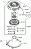 Rasenmäher für Großflächen 30314TE - Toro Mid-Size ProLine Mower, T-Bar, Gear Drive, 13 HP, 91cm Side Discharge Deck (SN: 250000001 - 250999999) (2005) Spareparts STARTER ASSEMBLY KAWASAKI FH381V-AS27
