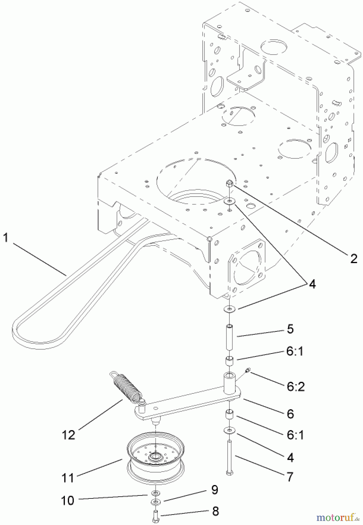  Rasenmäher für Großflächen 30318 - Toro Mid-Size ProLine Mower, T-Bar, Gear Drive, 15 HP, 44