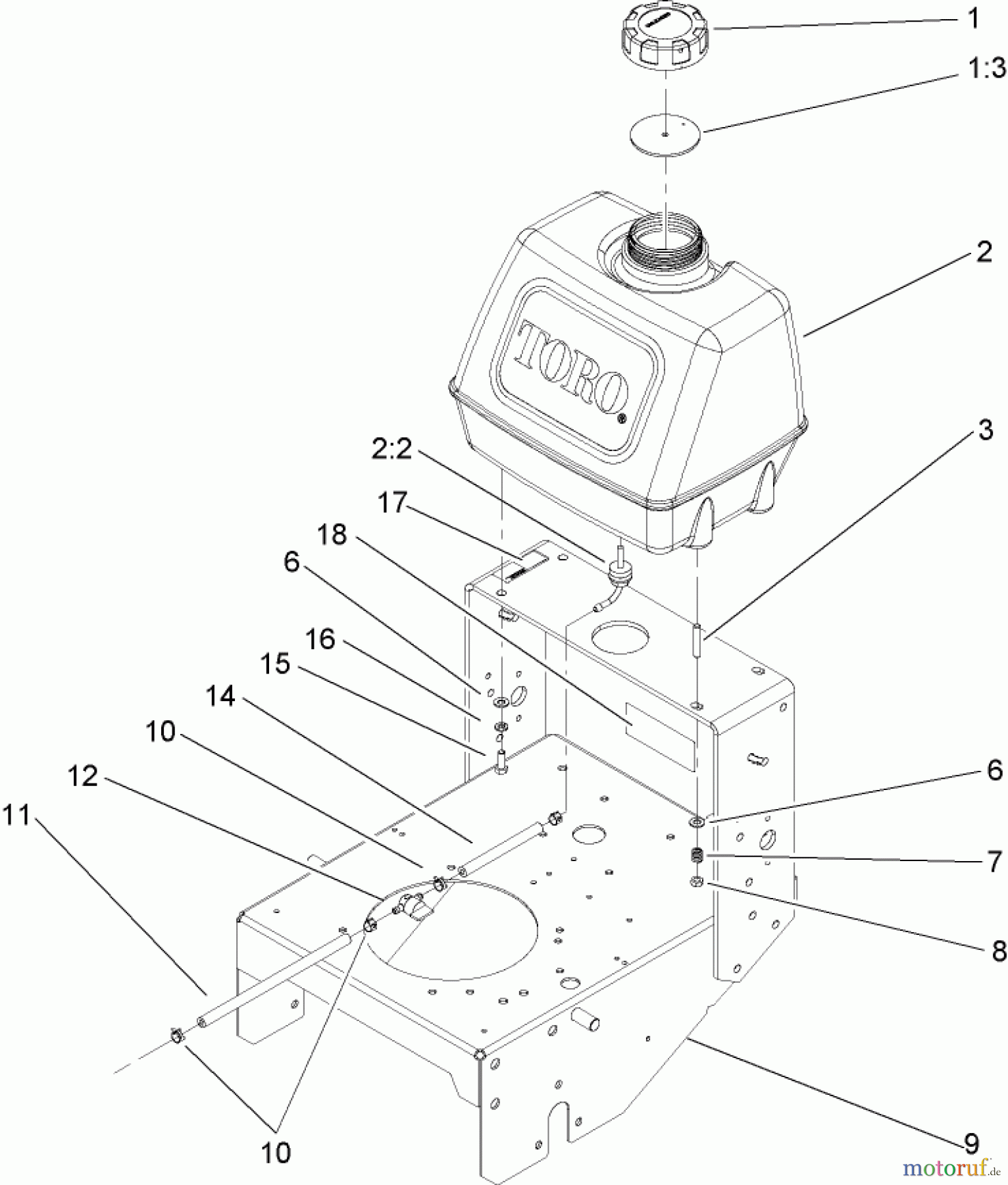  Rasenmäher für Großflächen 30319 - Toro Mid-Size ProLine Mower, T-Bar, Gear Drive, 15 HP, 52