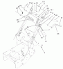 Rasenmäher für Großflächen 30329 - Toro Mid-Size ProLine Mower, Gear Drive, 15 hp, 36" Side Discharge Deck (SN: 210000001 - 210999999) (2001) Spareparts UPPER HANDLE ASSEMBLY