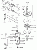Rasenmäher für Großflächen 30333 - Toro Mid-Size ProLine Mower, Gear Drive, 15 hp, 52" Side Discharge Deck (SN: 210000001 - 210999999) (2001) Spareparts VALVE/CAMSHAFT ASSEMBLY KAWASAKI FH451V-AS08