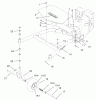 Rasenmäher für Großflächen 30334 - Toro Mid-Size ProLine Mower, Gear Drive, 17 hp, 52" Side Discharge Deck (SN: 210000001 - 210999999) (2001) Spareparts CARRIER FRAME ASSEMBLY