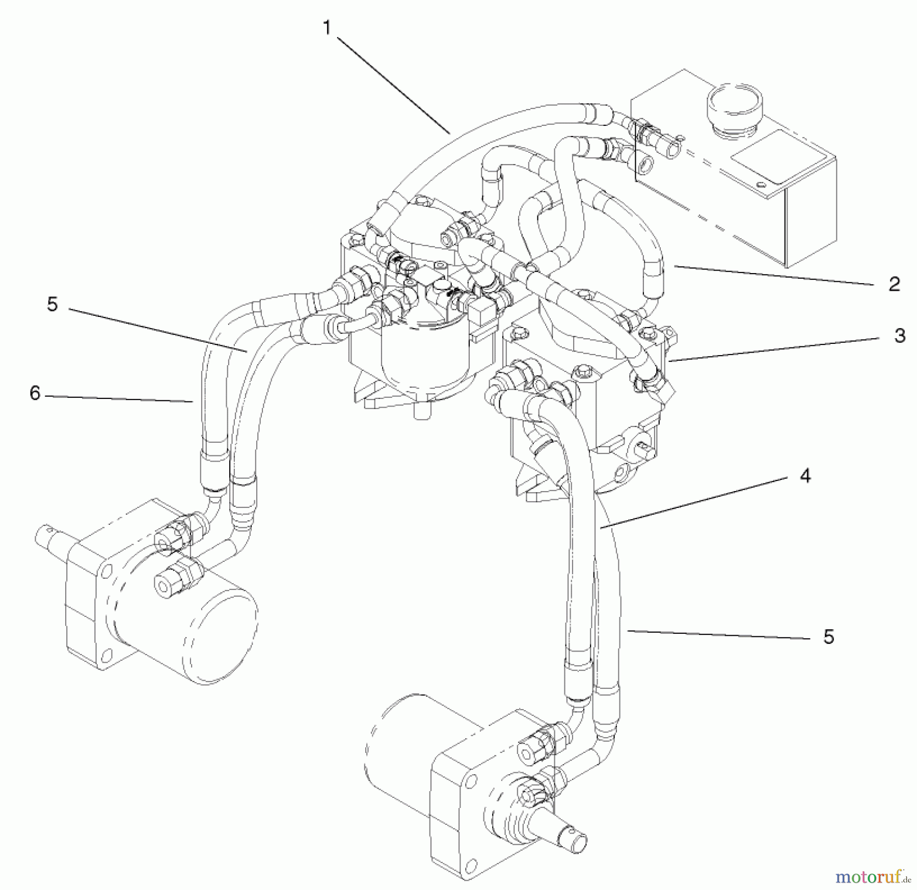  Rasenmäher für Großflächen 30339 - Toro Mid-Size ProLine Mower, Hydro Drive, 15 hp, 52