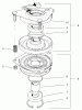 Rasenmäher für Großflächen 30340 - Toro Mid-Size ProLine Mower, Hydro Drive, 17 hp, 44" Side Discharge Deck (SN: 210000001 - 210999999) (2001) Spareparts CLUTCH ASSEMBLY NO. 54-3200