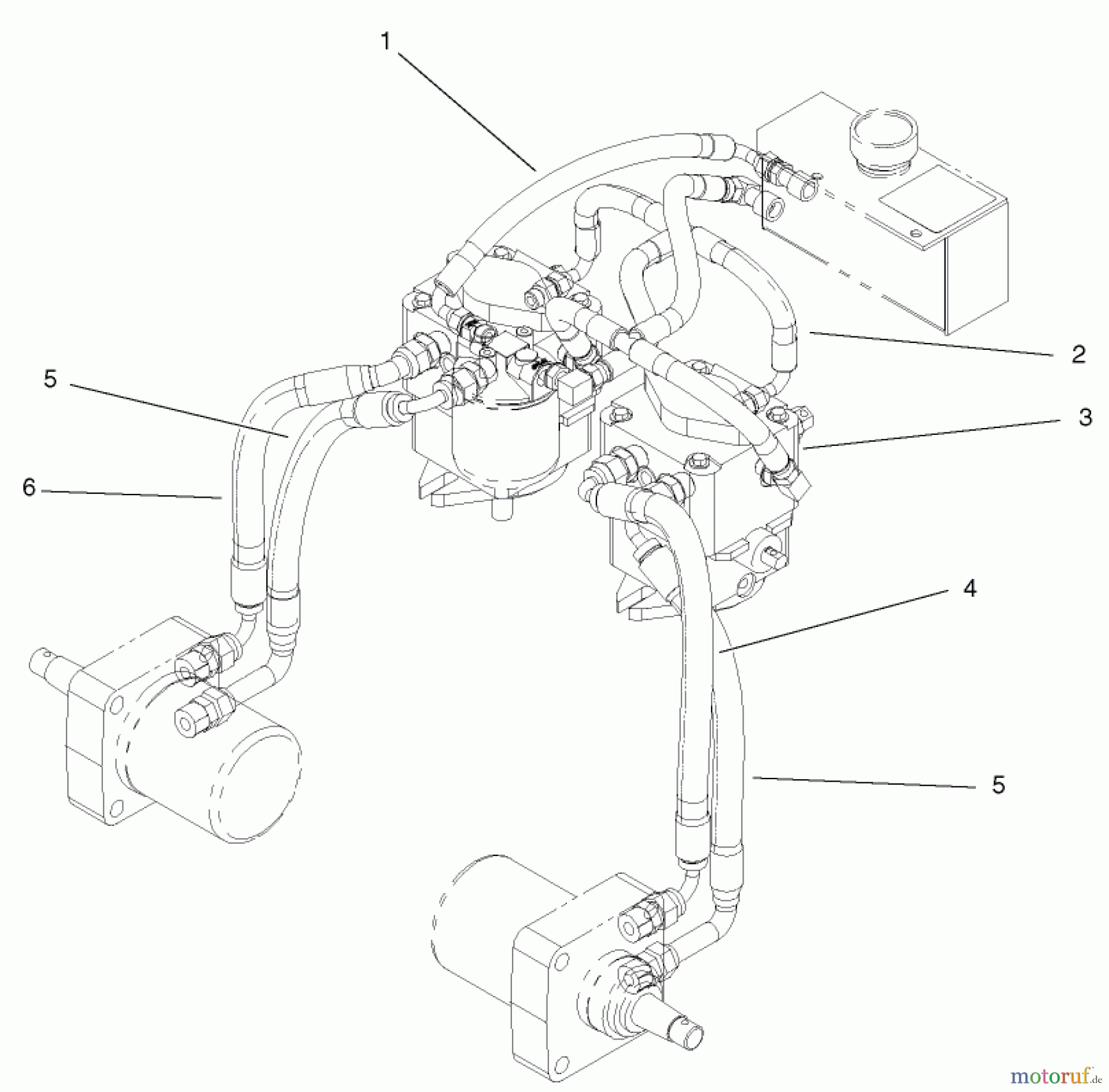  Rasenmäher für Großflächen 30340 - Toro Mid-Size ProLine Mower, Hydro Drive, 17 hp, 44